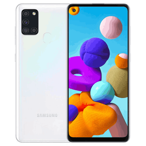 Samsung Galaxy A21 white (1)