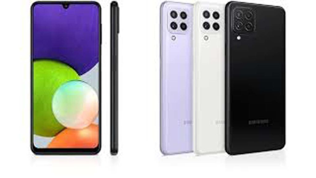 Samsung Galaxy A22 Black, White, Mint, Violet