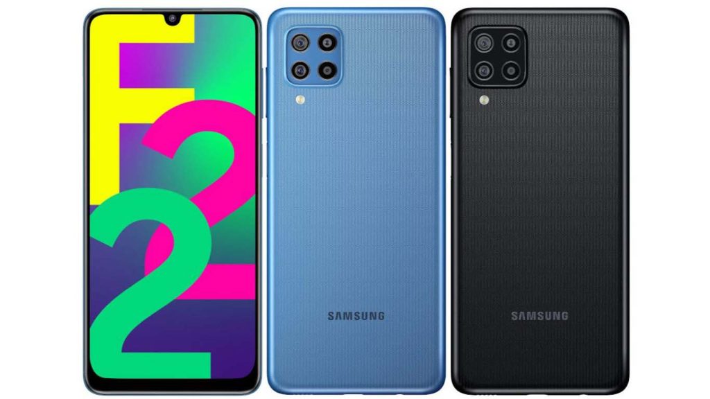 Samsung Galaxy F22 Denim Black, Denim Blue