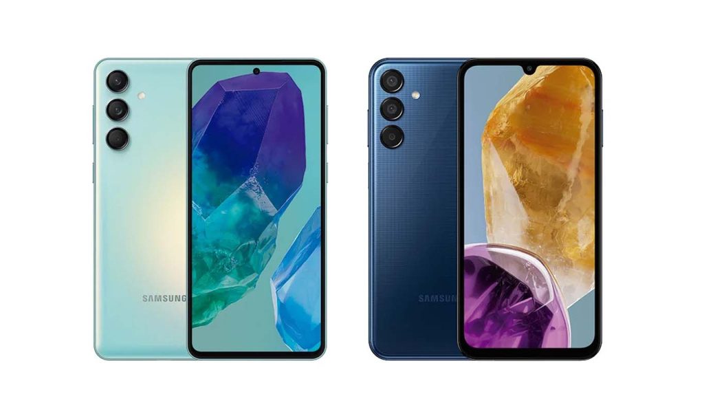 Samsung Galaxy M55 Dark Blue, Light Green