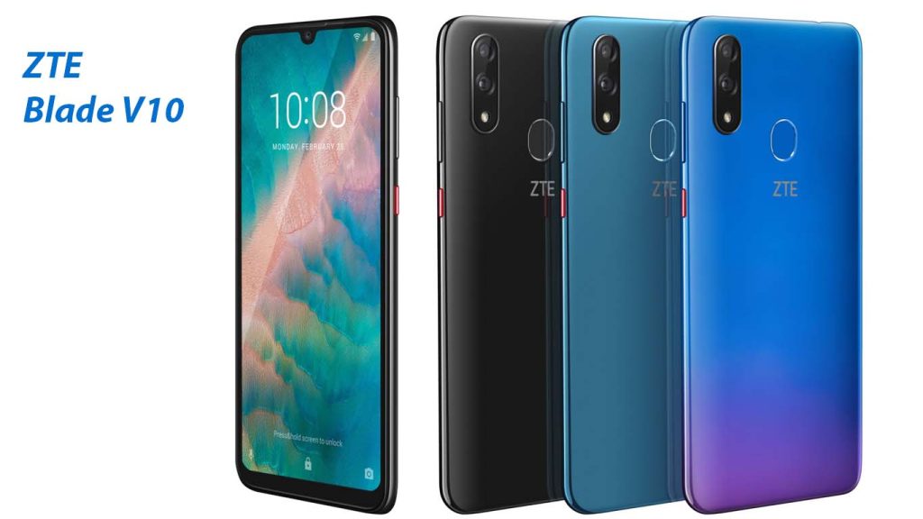 ZTE Blade V10 Black, Blue, Green