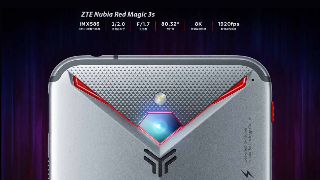 ZTE Nubia Red Magic 3s Silver, Red, Blue