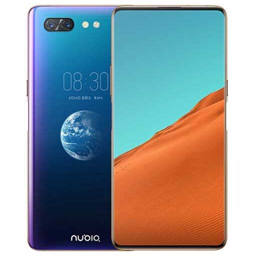 ZTE Nubia X Blue Black gold