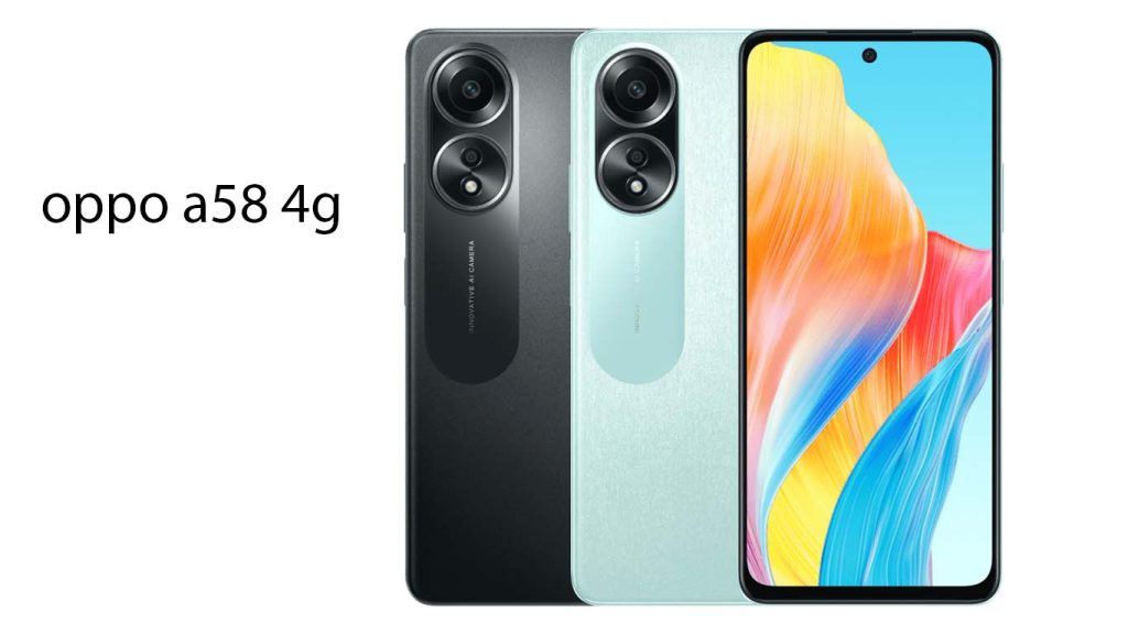 oppo a58 4g Glowing Black Dazzling Green 1