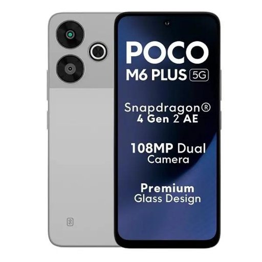 Xiaomi Poco M6 Plus Silver