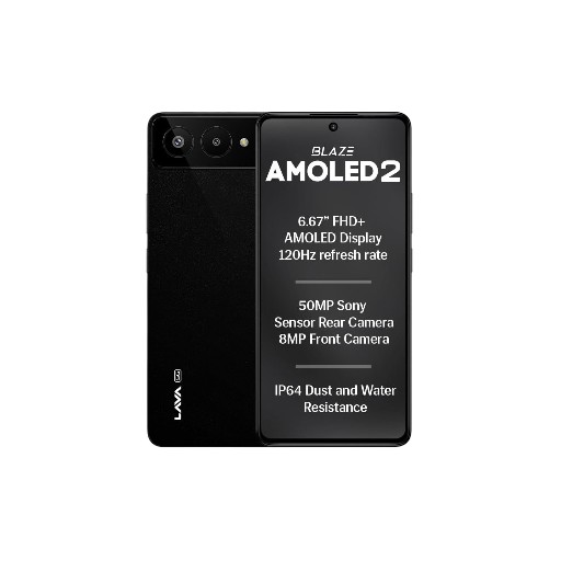Lava Blaze Amoled 2 Midnight Black