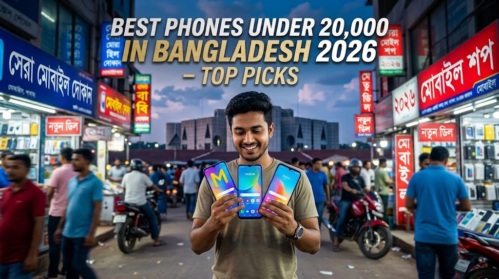 Best Phones Under 20,000 in Bangladesh