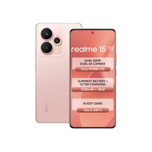 Realme 15 (India) Silk Pink